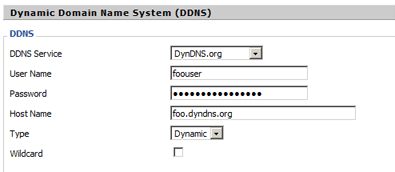 dynamic dns client router