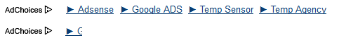 AdSense Link Unit being cropped