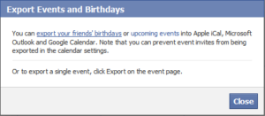 Import Facebook Friends' Birthdays to Google Calendar - Stack Pointer